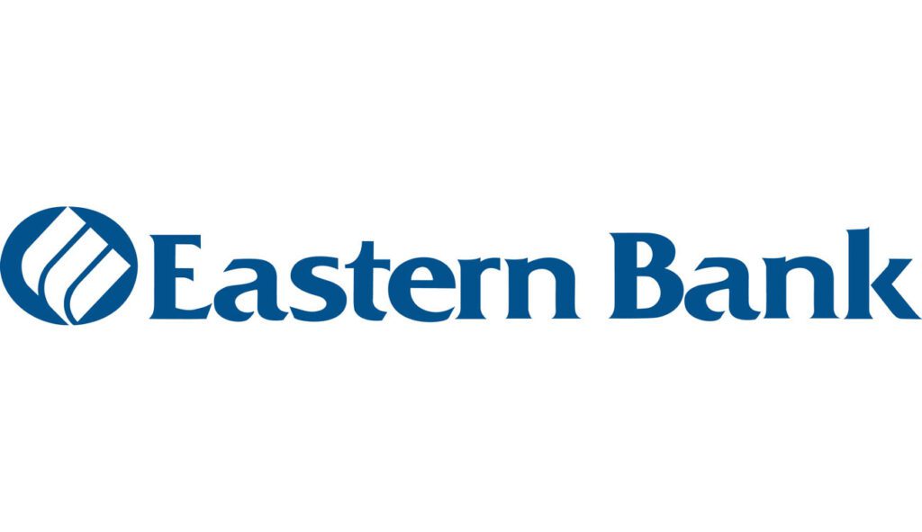 the eastern bank logo on a white background with Lynn Arts & Culture influences.
