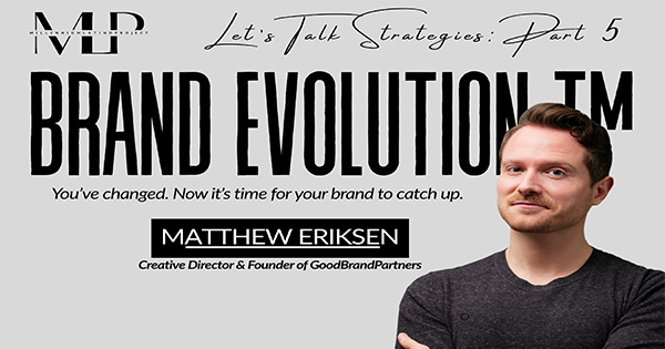 Matthew Eriksen, creative leader behind GoodBrandPartners, stands confidently by “Brand Evolution TM”—energizing Essex County’s community spirit.